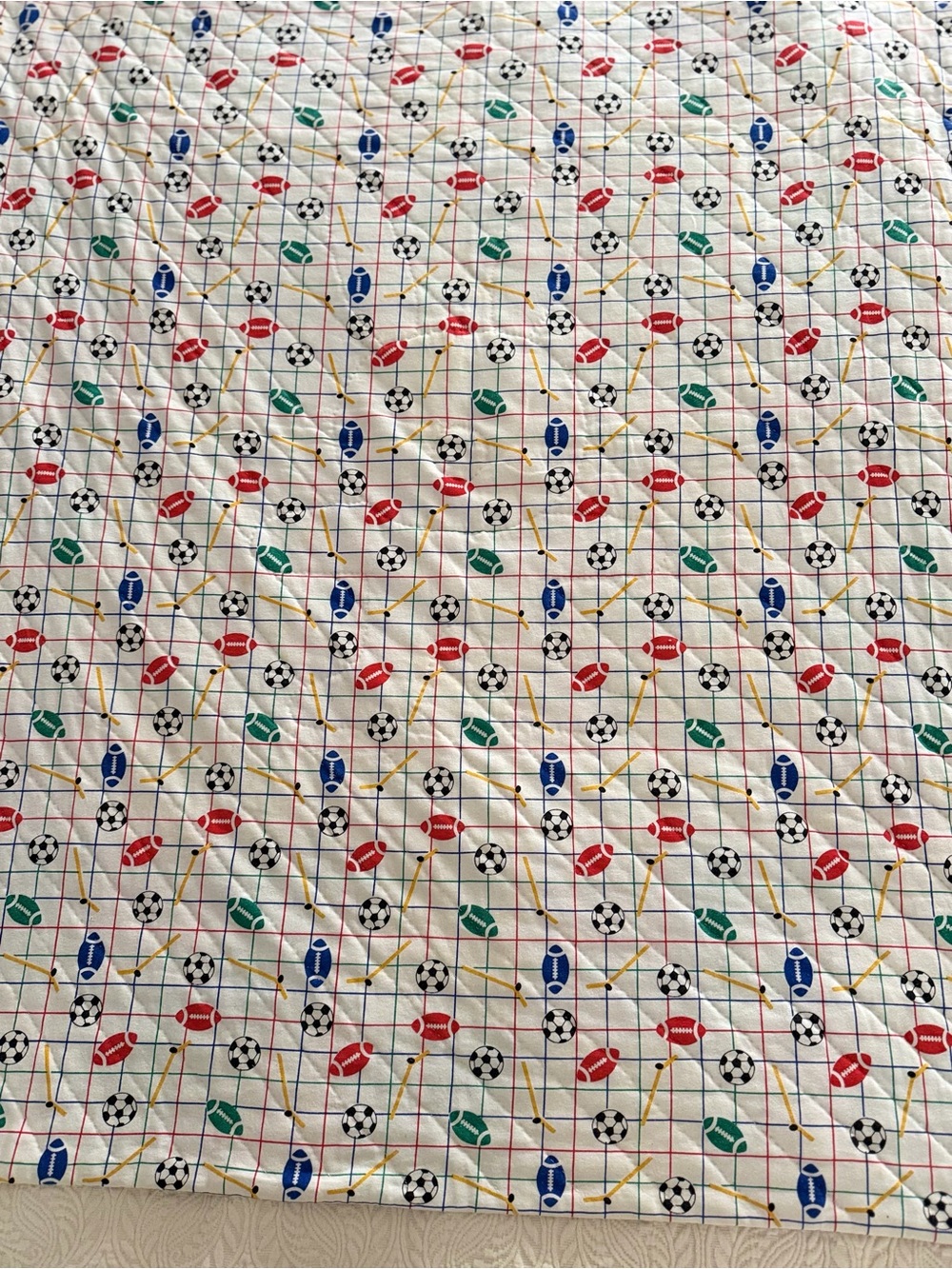 Reversal handmade baby quilt